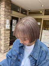 ヘアメイク ポルテ(HAIR MAKE PORTE) beige×short bob