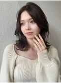 髪質改善＊オリーブベージュくびれカット＊美髪【Zina荻窪】