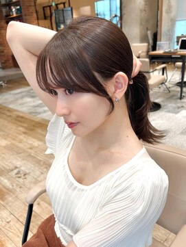 アフロート ルヴア(AFLOAT RUVUA) ＊20代30代40代◎結んだ時も可愛い小顔前髪顔まわりレイヤー