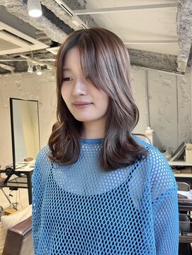 コフィー バイ メルト 吉祥寺(cofy by melt) 【中澤彩乃】チョコレートブラウンブリーチなし秋カラー透明感