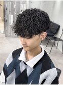 波巻きパーマ/メンズ/八王子/刈り上げマッシュ/メンズカット