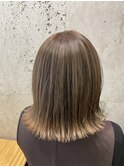 お白髪ぼかしハイライト