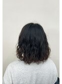 松山市/20代/30代/40代/ボブ×クリープパーマ