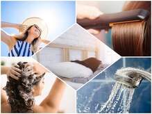 子どもの髪の毛って紫外線もドライヤーの熱も受けてるのにサラサラ…何で？？違いは残留物質の有無！