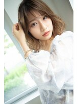 ランソ(RUNSO)&nbsp;ワイドバング×フェミニンロング×メルティカラー