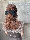 half up style