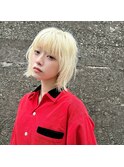くびれヘアミディアムレイヤーカット/前髪/小顔韓国くびれヘア