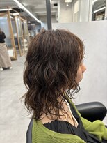 ヘアサロン ドットプラス 町田店(dot. plus)&nbsp;【山本　直幸】ウルフ×ウェーブパーマ