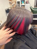 イデア(iDEA)&nbsp;全体ブリーチのインナーカラー