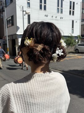 テンダー(Tender) ツインお団子/浴衣ヘア