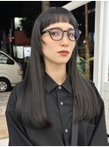 【レイヤーカット】韓国ヘア顔まわりカットロングレイヤー堀江