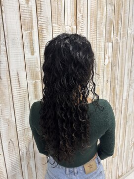 カーリーパーマスパイラルツイストスパイラル外国人風海外風