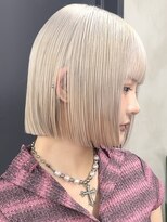 ニコ トウキョウ 渋谷(nico TOKYO)&nbsp;ホワイトブロンドダブルカラーハイトーン韓国レイヤー