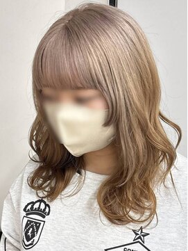 ビーシャンス(B.Chance) ミルクティーベージュのルーツカラー