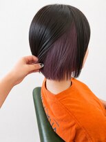 グランミリ(Grand mm) 切りっぱなしボブ×ラベンダーインナーカラーShinoko.