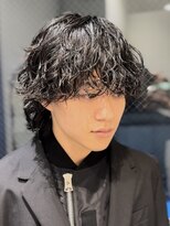 ラスト(LUAST) シャドウパーマメンズテテ風ゆるめパーマ韓国ヘア波巻きツイスト