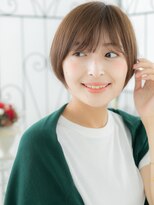 トレース 浦和(trace)&nbsp;浦和/髪質改善/くすみベージュ×丸みボブ大人ショートヘアi