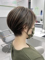アッシュ 横浜西口店(Ash)&nbsp;横浜脱白髪染めハイライトショート