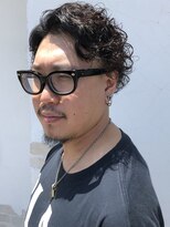 コジック ヘアアンドアイ(Cogic hair & eye)&nbsp;10代20代30代スパイラルパーマ刈り上げ黒髪ウエーブスタイル