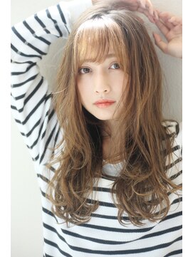マリアバイアフロート(Maria by AFLOAT) 30,40代くびれセミディ無造作カール3Dカラーロング