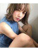 【CALVINA】ミディアムアッシュベージュ