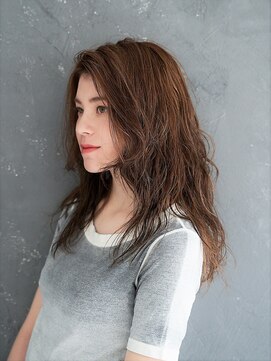 ジュール 池袋(Joule) セミロングレイヤー×ナチュラルベージュ　［池袋］