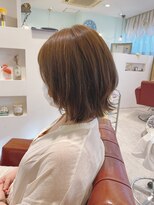 リタ(Lita)&nbsp;大人かわいい　ひし形ボブ　ココアブラウン