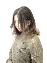 ヘアーライズ 池袋東口店(hair RISE) 細メッシュバレイヤージュグラデーションカラークール