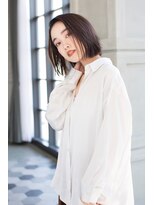 トティア 元町三宮(Totia) 【Totia元町・三宮】切りっぱなしボブ×ココアブラウン