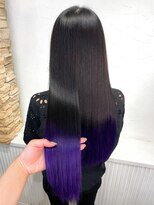 アンク クロス 池袋北口店(ANKHCROSS)&nbsp;《アンククロス　柴田》毛先ブリーチパープルグラデーション