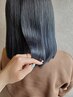 【簡単お手入れ】カット+弱酸性ハーフトリートメント+ホームケア付
