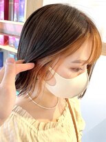 ミーナ バイ アーバン(Meena by urban.)&nbsp;【ANNEXハザマ】オレンジインナー×ボブレングス