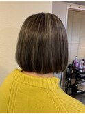 西大橋★新町美容室★roots★極細ハイライト