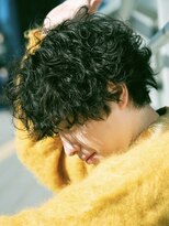オーシャントーキョーオーバー(OCEAN TOKYO OVER) スーツ短髪ツーブロック束感モテるパーママッシュ黒髪波巻き