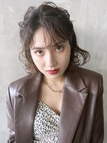 アイティーバイアルバム 下北沢店(IT by ALBUM)&nbsp;ボブアレンジ_アースカラーくびれヘアツートンカラー_48971