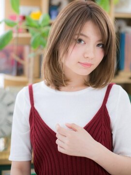 カバーヘア ブリス 志木南口駅前店(COVER HAIR bliss) インナーカラーアシンメトリー韓国風ミニボブa志木20代30代40代