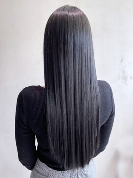 アイティーバイアルバム 八王子店(IT by ALBUM) ダークグレー_外ハネボブセクションカラー_ba381301