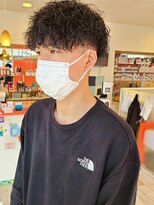 リップソウル(RIP SOUL)&nbsp;《RIP SOUL》黒髪ツーブロック ツイストスパイラルパーマ