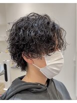 アース オーセンティック 武蔵小山店(EARTH Authentic)&nbsp;センターパートウルフ/波巻きスパイラル/五反田/武蔵小山美容室