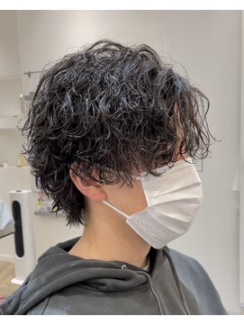 アース オーセンティック 武蔵小山店(EARTH Authentic) センターパートウルフ/波巻きスパイラル/五反田/武蔵小山美容室