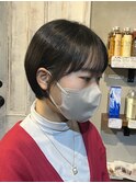 【 顔周り × まとまるショートボブ 】Instagram→nene_55.as