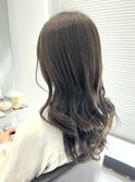 アッシュベージュ ロング
