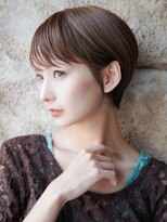 カライング(ing)&nbsp;大人可愛い20代30代40代黒髪前下がりショートボブ丸みショート◎