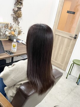 ホンネ(honne.) チョコレートブラウン×ロング