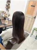 チョコレートブラウン×ロング