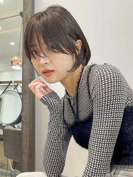 ジョルフ サロン オリジナル(JOLF salon original) 【JOLF 塩川祐輝男】シースルーショートボブ