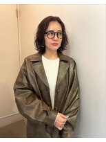 ルーム(Loom.)&nbsp;ハイトーンボブミニボブ切りっぱなしボブぱっつん前髪