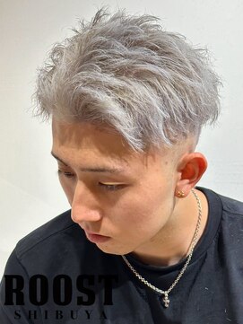 ルースト 渋谷店(ROOST) ショート×シルバーカラー(ブリーチ2回+オンカラー)
