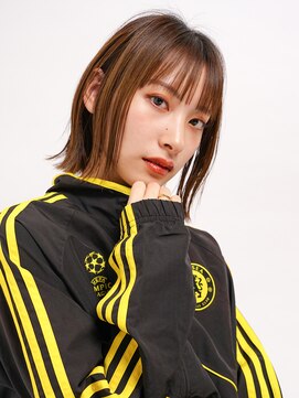 コージークルー(cozy creww) 愛されセミディ外ハネボブチャコールブラウン