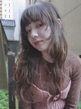 マウロア(MAULOA) 【MAULOA】レイヤーロングパーマ　オリーブブラウン